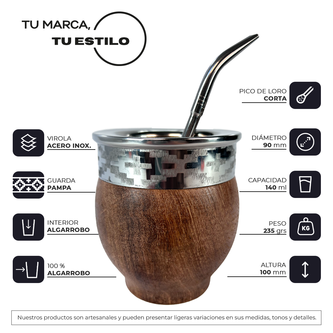 MATE IMPERIAL ALGARROBO - Image 5