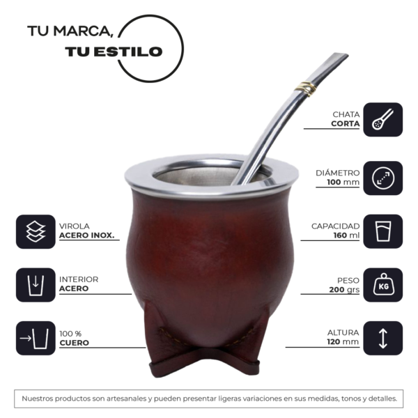MATE CAMIONERO INT ACERO INOX - Image 9