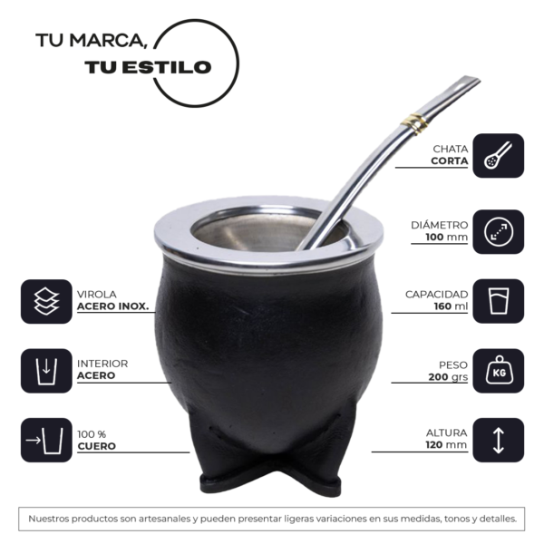 MATE CAMIONERO INT ACERO INOX - Image 4