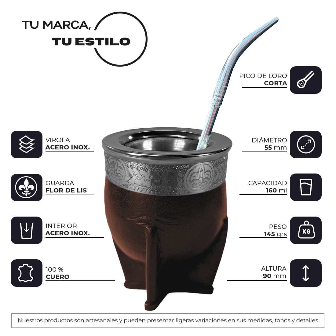 MATE IMPERIAL INT ACERO INOX - Image 9